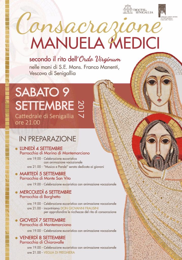 Consacrazione di Manuela Medici – 9 settembre 2017