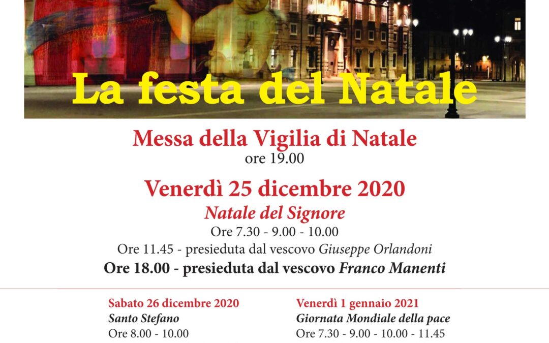 Natale 2020 in Cattedrale – Tutti gli orari delle celebrazioni